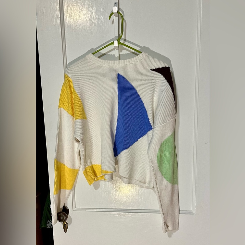 Sweaty Betty Multicolor Geometric Sweater